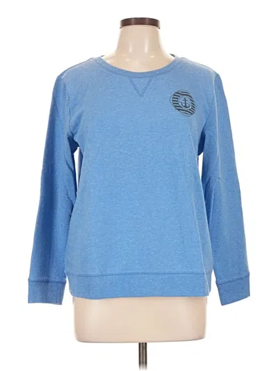 Pre-owned Talbots Sweatshirt In Blue