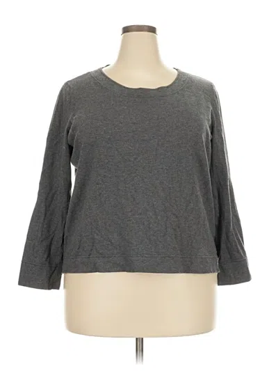 Pre-owned Talbots Sweatshirt In Gray