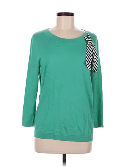 Pre-owned Talbots Sweatshirt In Green