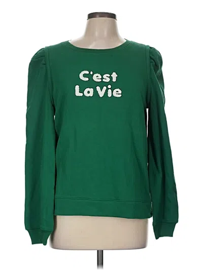 Pre-owned Talbots Sweatshirt In Green