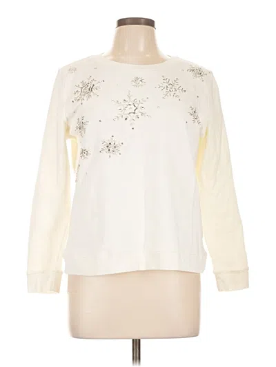 Pre-owned Talbots Sweatshirt In Ivory