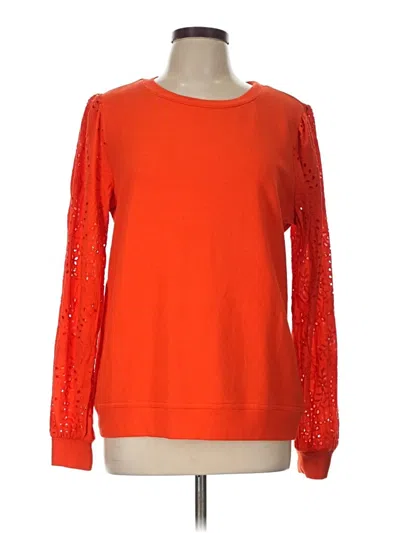 Pre-owned Talbots Sweatshirt In Orange