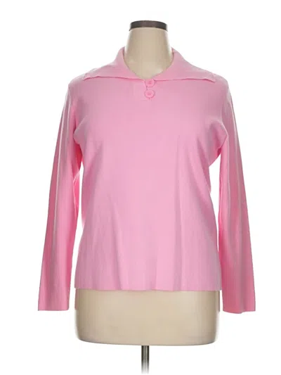 Pre-owned Talbots Sweatshirt In Pink