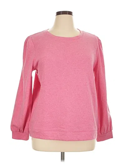 Pre-owned Talbots Sweatshirt In Pink