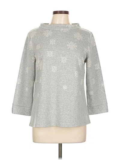 Pre-owned Talbots Sweatshirt In Silver