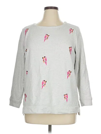 Pre-owned Talbots Sweatshirt In Silver