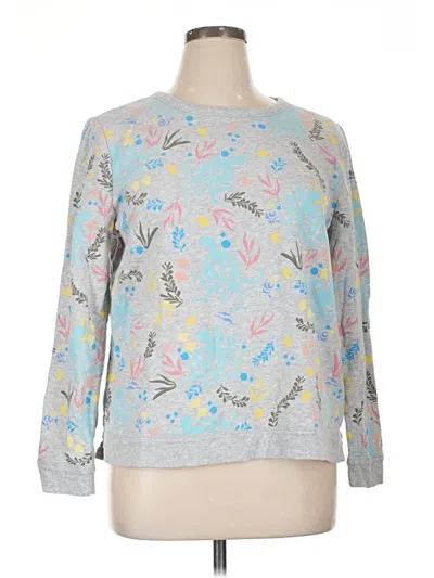Pre-owned Talbots Sweatshirt In Silver