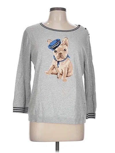 Pre-owned Talbots Sweatshirt In Silver