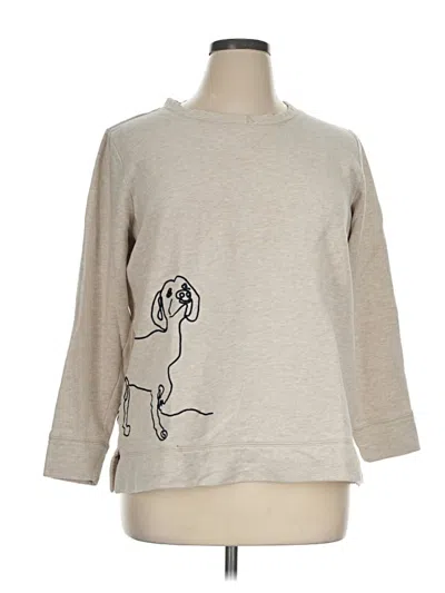 Pre-owned Talbots Sweatshirt In Silver