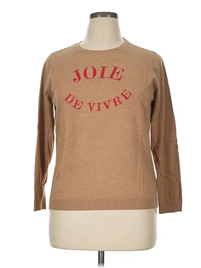 Pre-owned Talbots Sweatshirt In Tan