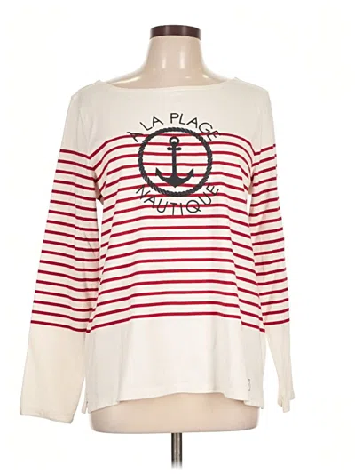 Pre-owned Talbots Sweatshirt In White