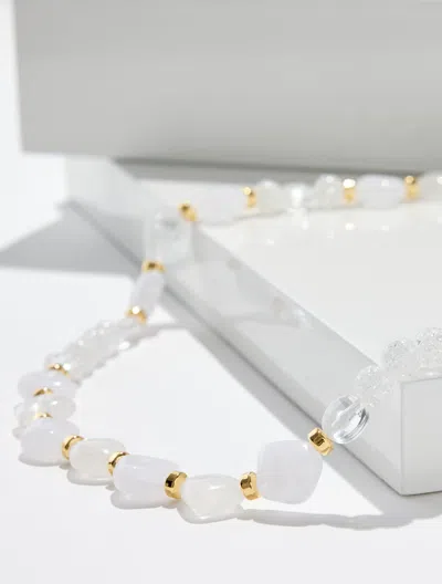 Talbots Sweet Pearl Necklace - White - 001