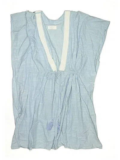 Pre-owned Talbots Swimsuit Cover Up In Blue