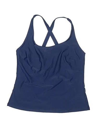 Pre-owned Talbots Swimsuit Top Blue Swimwear