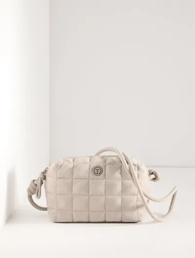 Talbots T By  Quilted Nylon Crossbody - Fieldstone - 001