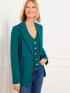 Talbots Tailored Stretch Blazer - Dark Teal - 18  In Dark Teal