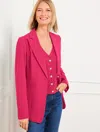 Talbots Tailored Stretch Blazer - Fall Berry - 18