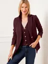 Talbots Tailored Stretch Blazer - Rich Burgundy - 22