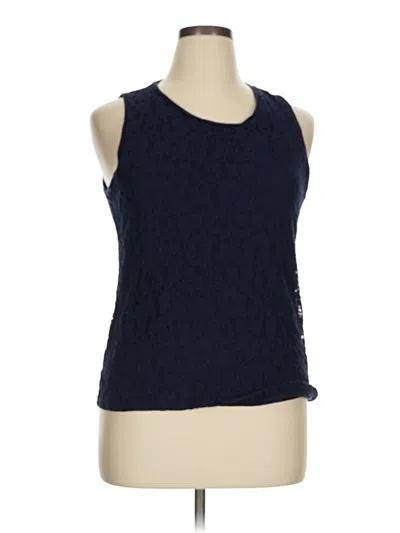 Pre-owned Talbots Tank Top Black Halter Neckline Tops