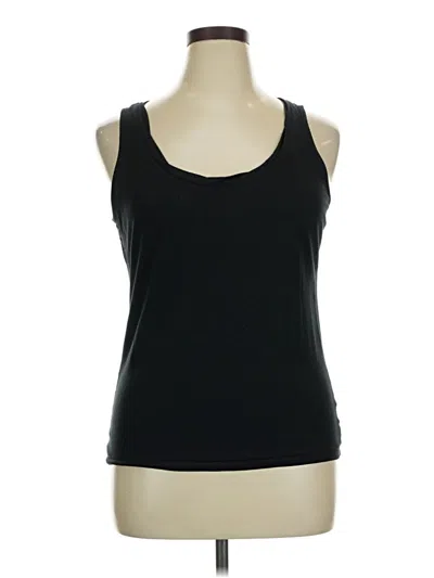 Pre-owned Talbots Tank Top Black Halter Neckline Tops