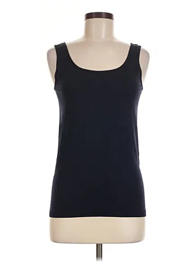 Pre-owned Talbots Tank Top Black Square Neckline Tops