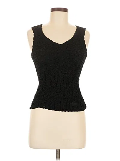Pre-owned Talbots Tank Top Black Strapless Neckline Tops