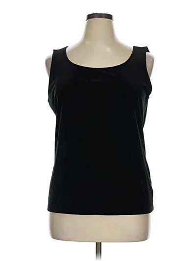 Pre-owned Talbots Tank Top Black Strapless Neckline Tops