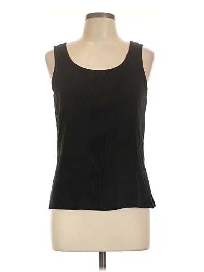Pre-owned Talbots Tank Top Black Strapless Neckline Tops