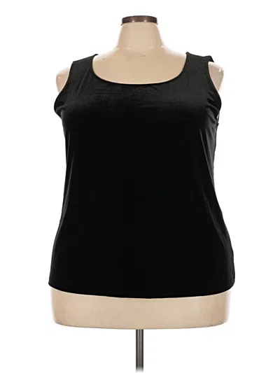 Pre-owned Talbots Tank Top Black Tops