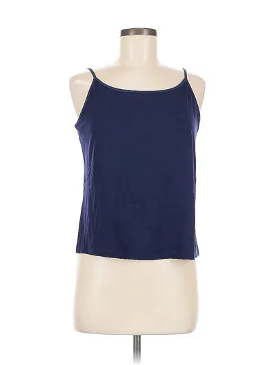 Pre-owned Talbots Tank Top Blue Halter Neckline Tops