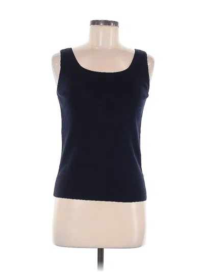 Pre-owned Talbots Tank Top Blue Square Neckline Tops