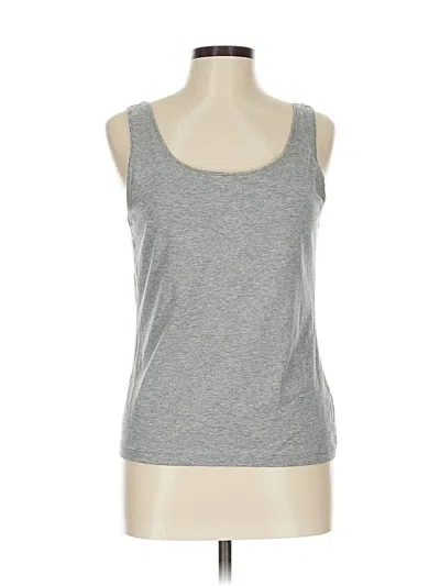 Pre-owned Talbots Tank Top Gray Strapless Neckline Tops