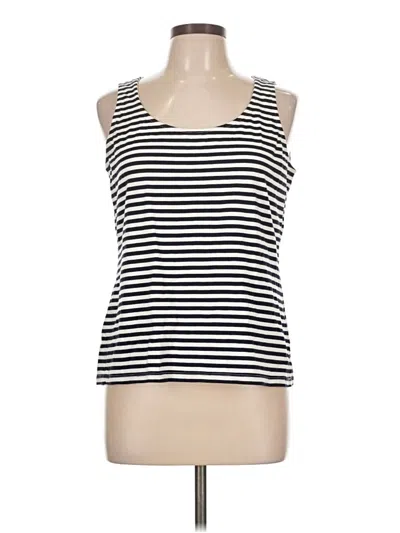Pre-owned Talbots Tank Top Ivory Strapless Neckline Tops