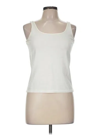 Pre-owned Talbots Tank Top Ivory Strapless Neckline Tops