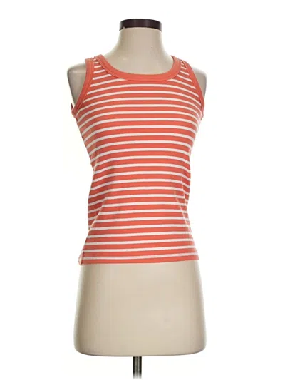 Pre-owned Talbots Tank Top Orange Halter Neckline Tops