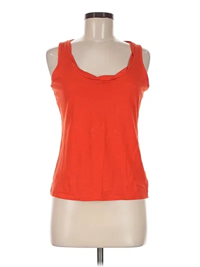 Pre-owned Talbots Tank Top Orange Halter Neckline Tops