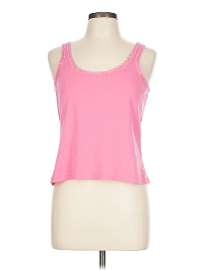 Pre-owned Talbots Tank Top Pink Halter Neckline Tops