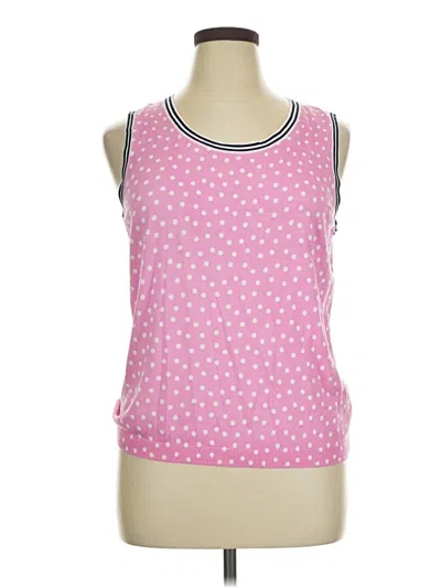 Pre-owned Talbots Tank Top Pink Halter Neckline Tops