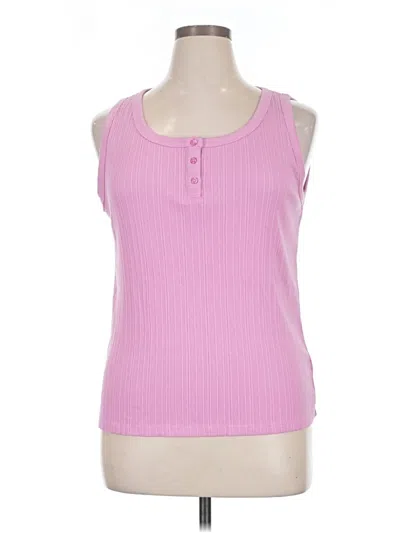 Pre-owned Talbots Tank Top Pink Halter Neckline Tops