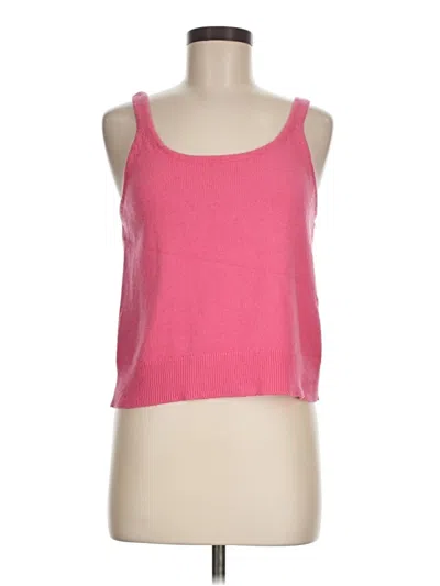Pre-owned Talbots Tank Top Pink Strapless Neckline Tops