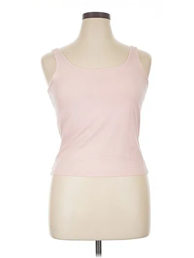 Pre-owned Talbots Tank Top Pink Strapless Neckline Tops