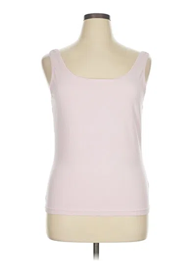 Pre-owned Talbots Tank Top Pink Sweetheart Neckline Tops