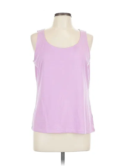 Pre-owned Talbots Tank Top Purple Halter Neckline Tops