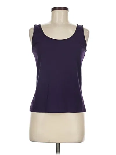 Pre-owned Talbots Tank Top Purple Strapless Neckline Tops