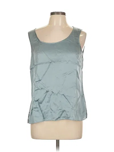 Pre-owned Talbots Tank Top Silver Strapless Neckline Tops