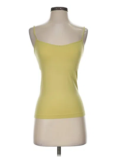 Pre-owned Talbots Tank Top Yellow Strapless Neckline Tops