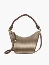 Talbots Tapered Shoulder Bag - Dark Walnut/natural - 001
