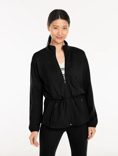 Talbots Tech Stretch Full-zip Jacket - Black - Xs
