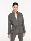 Talbots Tech Stretch Full-zip Jacket - Rainfall - Xs  In Rainfall