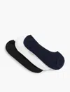 Talbots Three-pair No-show Sock Set - Black - 001  In Black